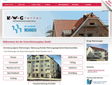 Tablet Screenshot of kwg-passau.de